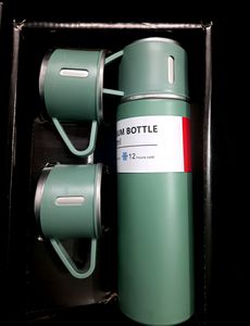 Olive Green Vaccume Flask 3pc Set