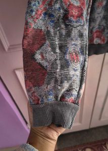 Patterned Pullover Sweater
