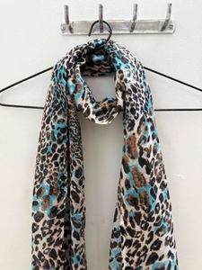 Gothic Leopard Print Scarf