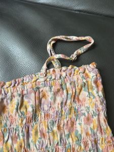 Floral Smocked Tank Top
