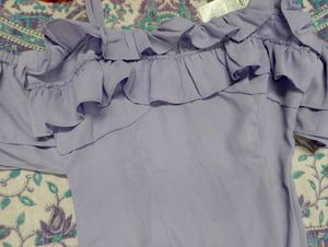 Ruffled Off-Shoulder dress