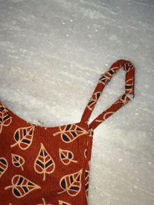 Leaf Print short kurti