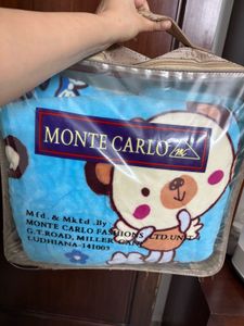 Monte Carlo Bear Print Blanket