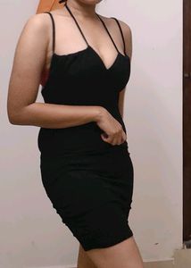 New With Tag! Urbanic Black Tie Up Dress