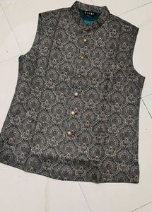 kalki brand Men's Printed Kurta Pant 3 pcs Set