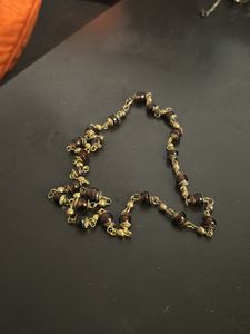 Necklace- Brown And Golden Designed