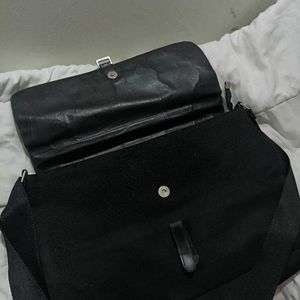 Sleek Black Laptop Briefcase Bag