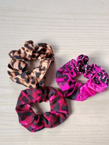 Y2K Cheetah Print Scrunchie