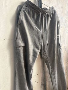 Grey Cargo Joggers