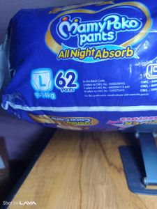 MamyPoko Pants Diapers - L(pack of 62)