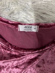 Velvet Crop Top Unique Pieces