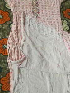 Beautiful Pink Floral Kurta