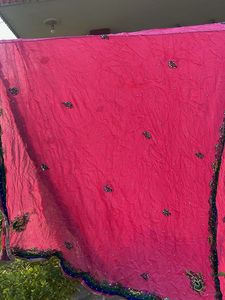 Beautiful Pink Embroidered Saree