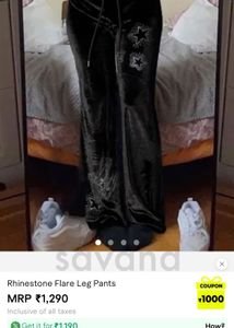flare y2k jc inspired velour leggings