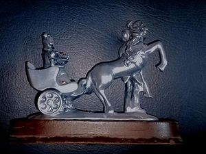 Silver Prince &amp; Princess Show Piece