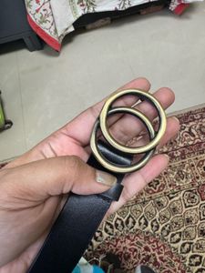 Classic Black Leather Belt