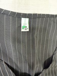 Pinstripe Vest and Skirt Set