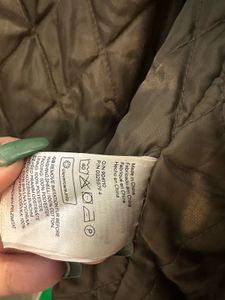 H&amp;M Jacket Coat Divided H&amp;M Hunter Green Hooded Ja