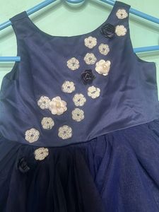 Beautiful Navy Blue Party Dress