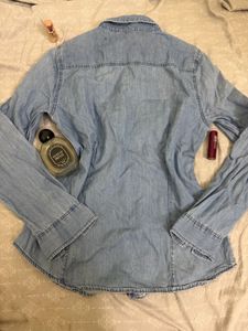 Classic Light Wash Denim Shirt
