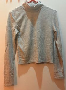 Grey Long Sleeve Top (fits Xs-s)