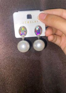 Oxidized Silver Jhumka Earrings