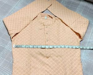 ELEGANT PEACH KURTA