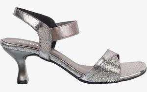 Metro Gunmetal Metallic Shimmer Heels (Size 39)