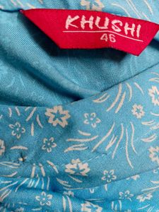 Stylish Blue Printed Kurta