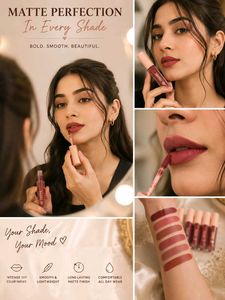 Set of 8 Matte Liquid Lipsticks