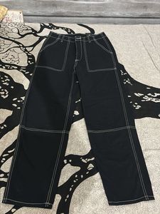 OG HNM Black Wide Leg Jeans with Contrast Stitchin