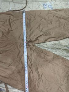 Stylish Wide-Leg Khaki Pants Capri