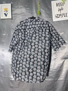 Men's Short Sleeve Patterned Shirt
