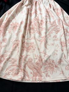 Chic Floral Puff Sleeve Midi Dress