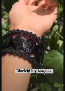 Handmade Black Bangles