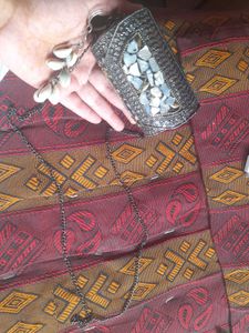 oxidised navratri sling bag