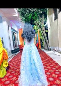 Stunning Blue Embellished Gown