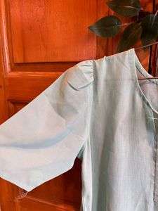 Light sea green dubai casual Kurta
