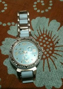 #Beautiful White Watch