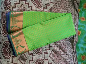 New Fancy Silk Saree With Blouse