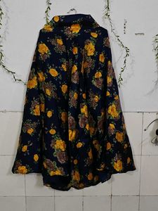 Floral Print Women's Ethnic Skirt