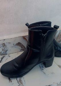 Black Heeled Ankle Boots