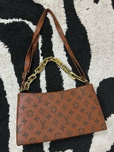 never used Designer Shoulder Bag with Chain