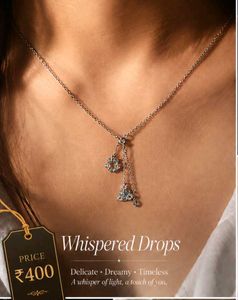 Elegant "Whispered Drops" Necklace