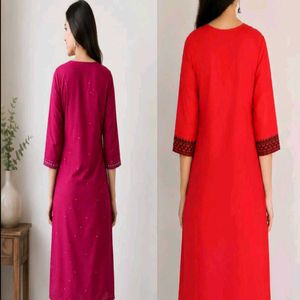 Elegant Ethnic Kurtas - Set of 2