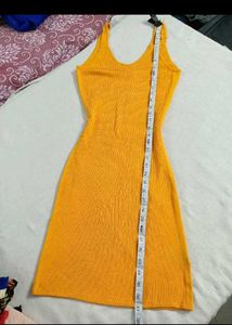 Ribbed Tank Dress - Sunny Yellow