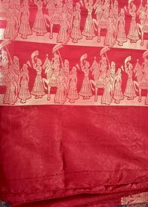 🤑Pure Banglori silk with figure print