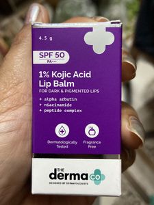 The Derma Co 1% Kojic Acid Lip Balm SPF 50