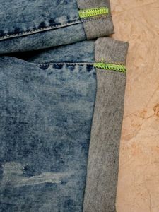 kids weare blue jean short