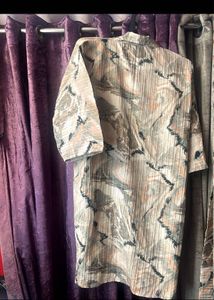 Retro Abstract Print Button-Up Top &amp; Pants Set